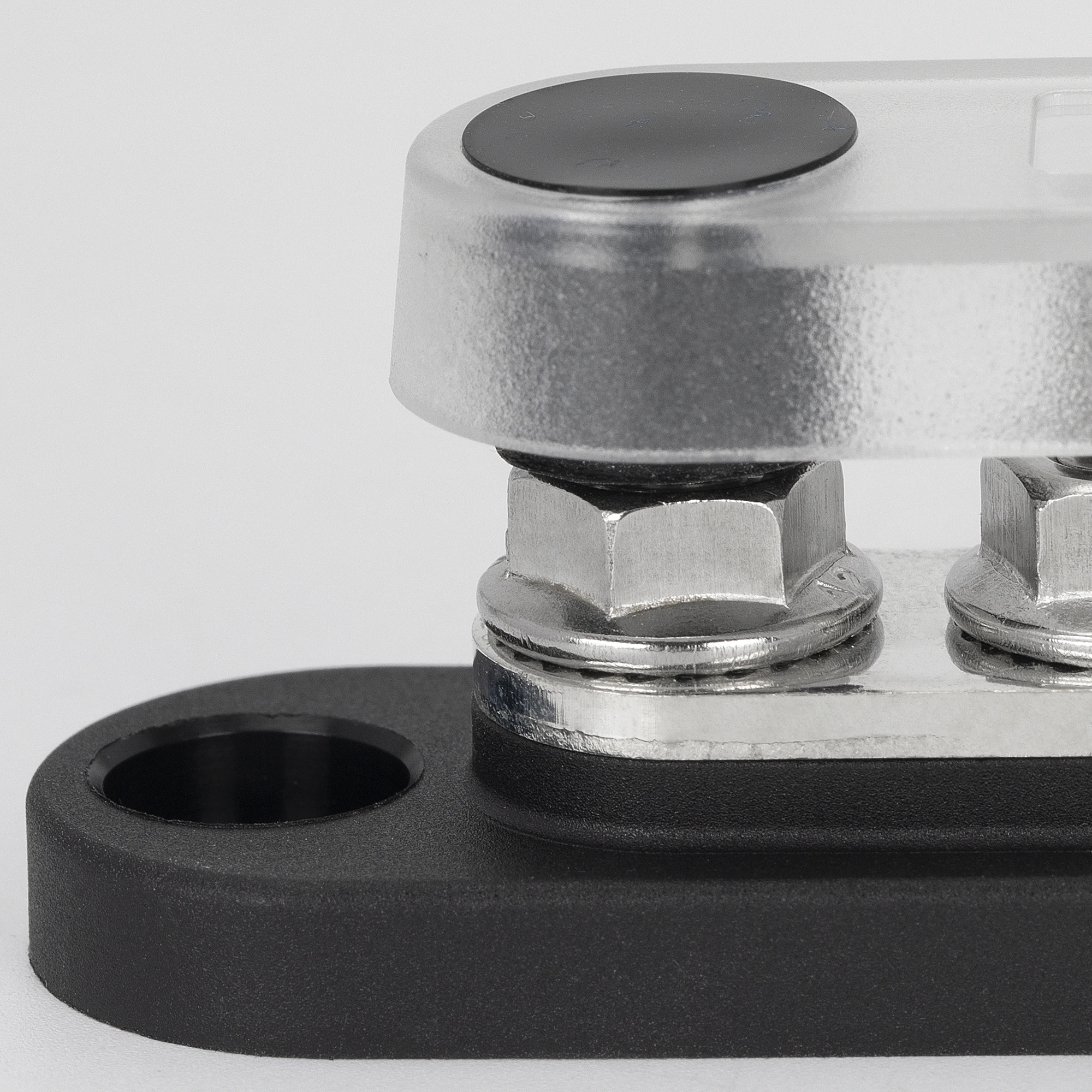 thumbnail image 2 of Bowers 150A Negative Single Power Distribution Post Busbar - Black, UK Made 2 of 3