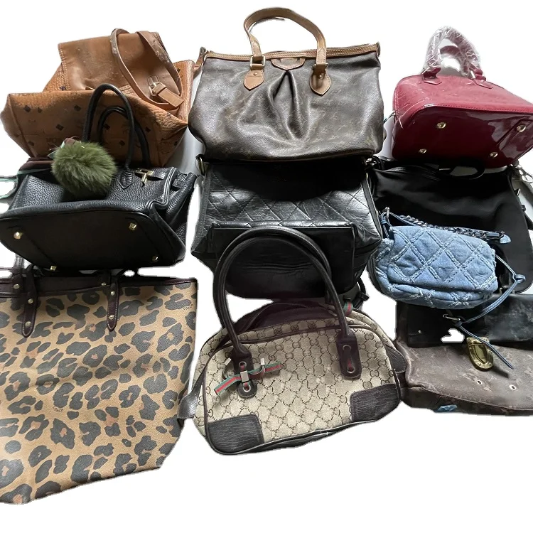 Wholesale Used Branded Designer Leather Handbags Preloved Mixed Bags Secondhand Bags For Ladies