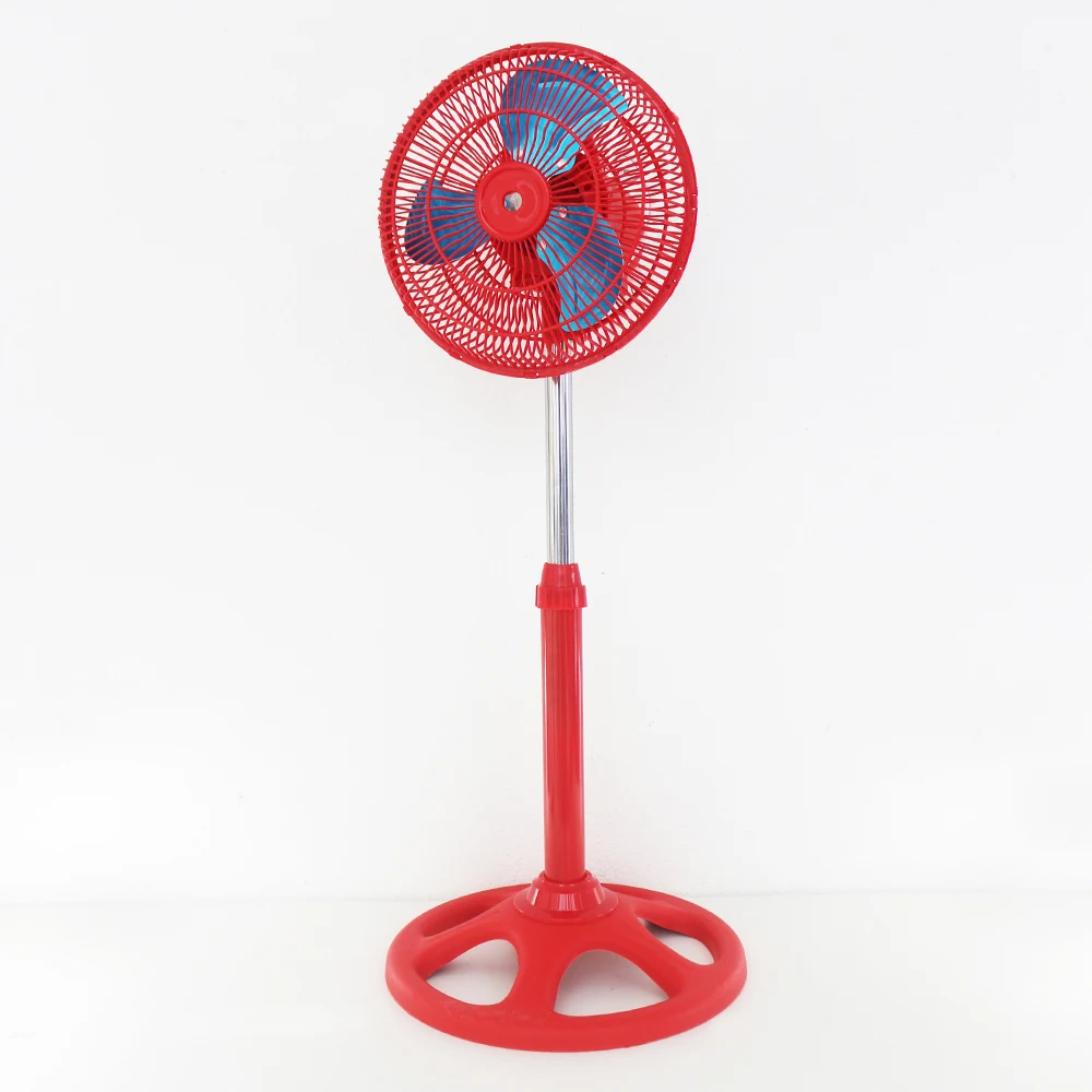10 Inch Portable High Speed Mini Stand Fan 12 Inch Strong Power Plastic Grill Metal Blades StandIng Air Cooling Fan