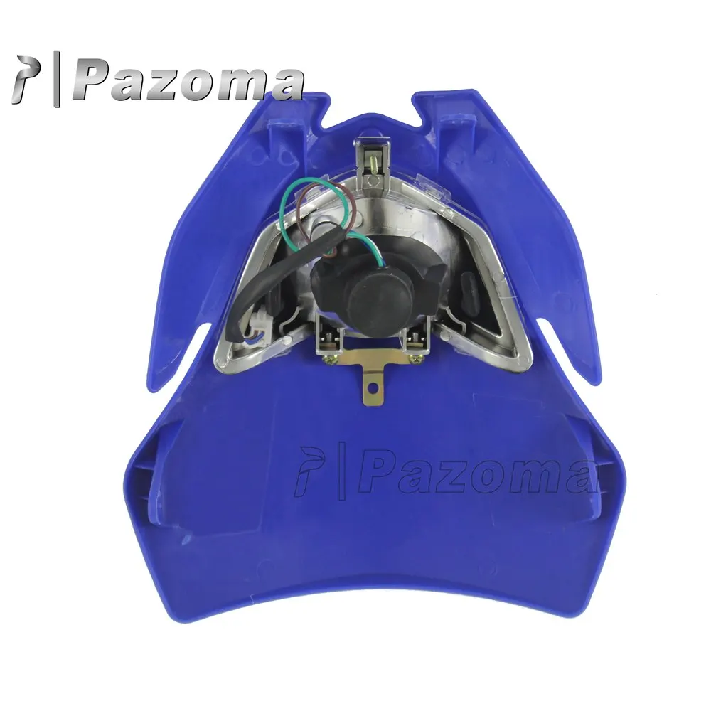 Reminnbor Dirt Bike Headlight Universal DC12V Dirtbike Motorcycle LED Headlight Street Fighter Sport Carenatura Personalizzata popular