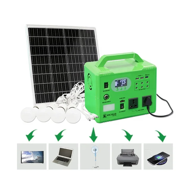 Portable Power Station 300w Solar Generator Home Solar Power System 300w Camping Power Generator
