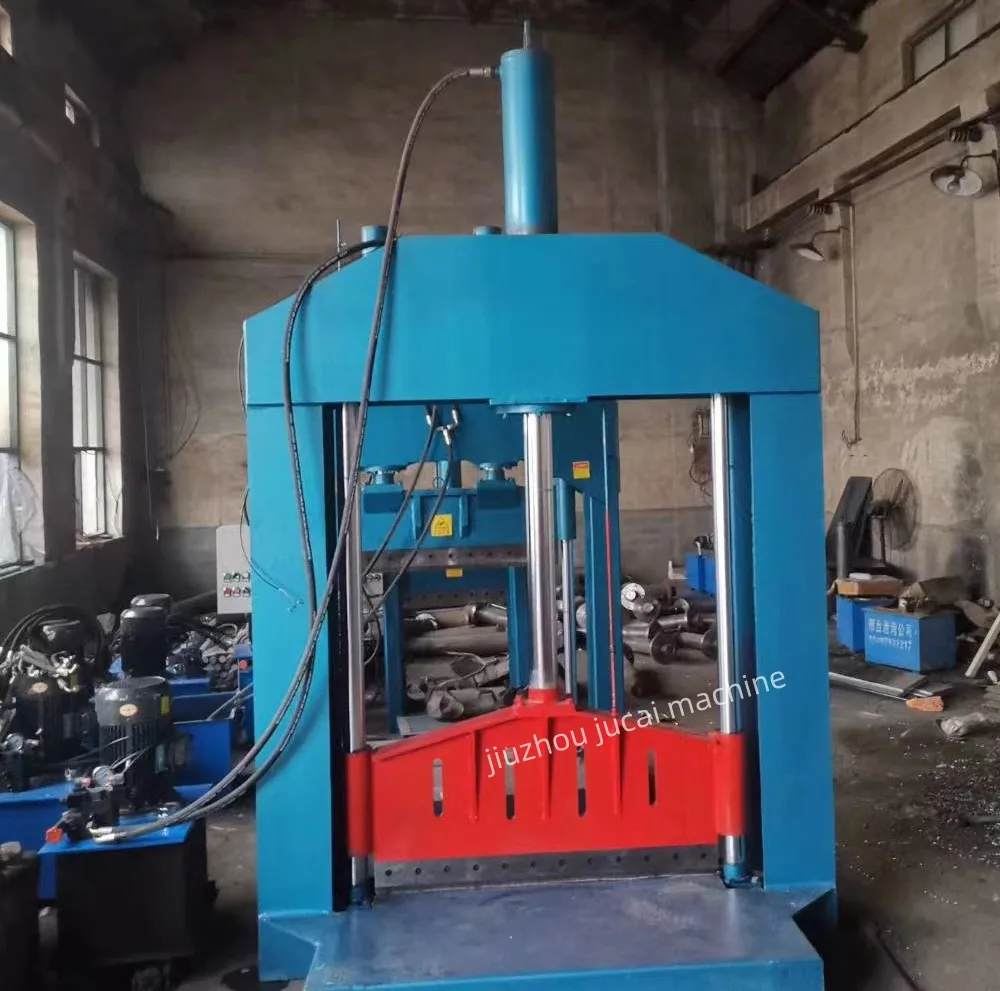 Vertical Hydraulic Guillotine Rubber Bale Cutters