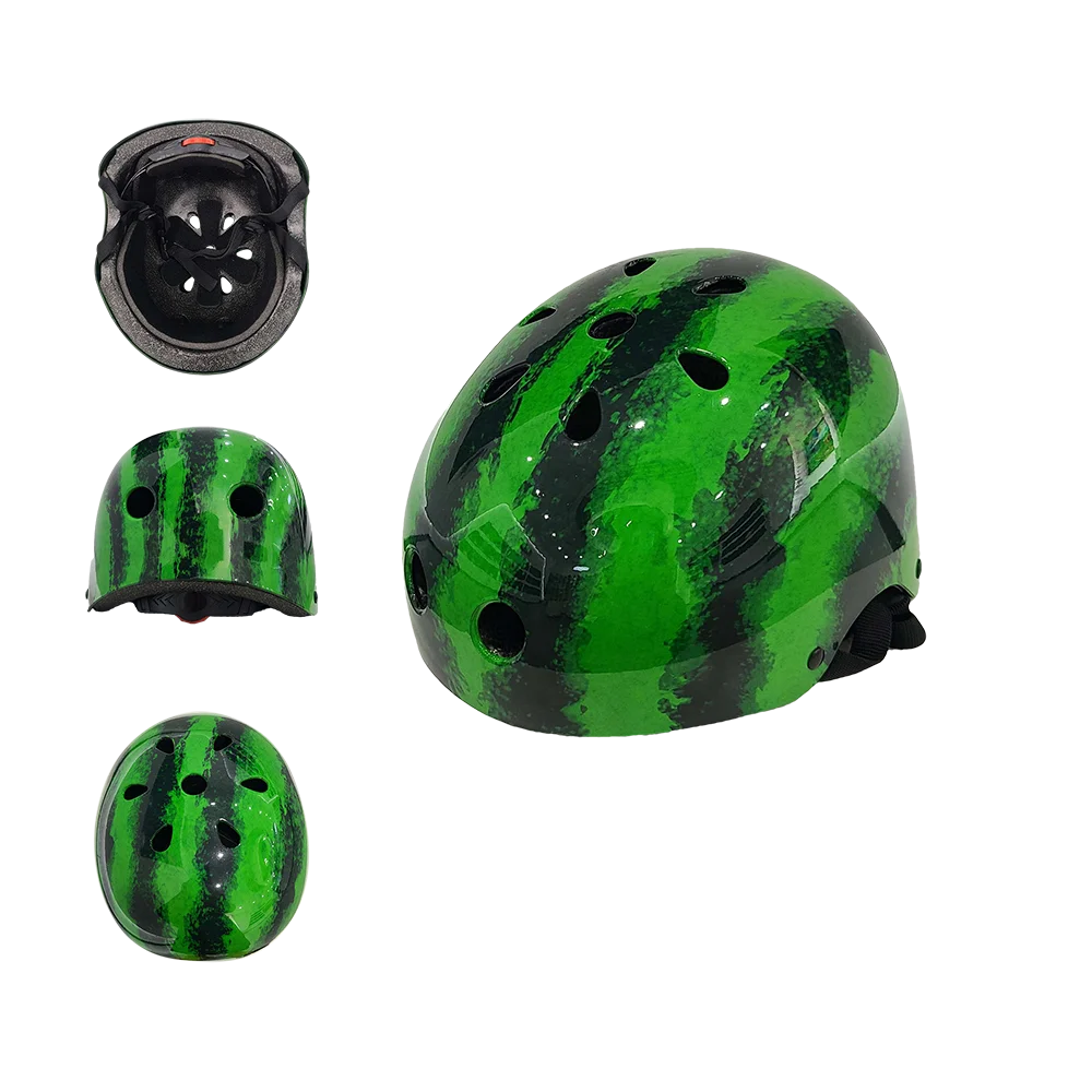 Cpsc Ce Head Safety Protection Skateboard Cute Cycle Riding Watermelon