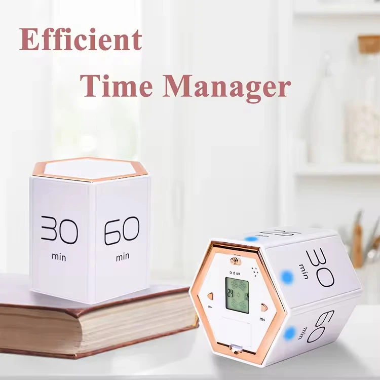 6 Segment Option Magnetic Countdown Countup Timer Volume Adjustable for Classroom Cooking Baking Teaching Kitchen Timer