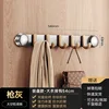 [Gunmetal Gray] Suction Cup Door with Large Curved Five Hooks