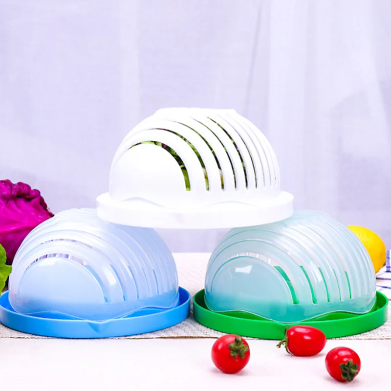 Multifunctional Fast Fruit Vegetable Fresh Salad Maker Chopper Cutter Bowl Slicer