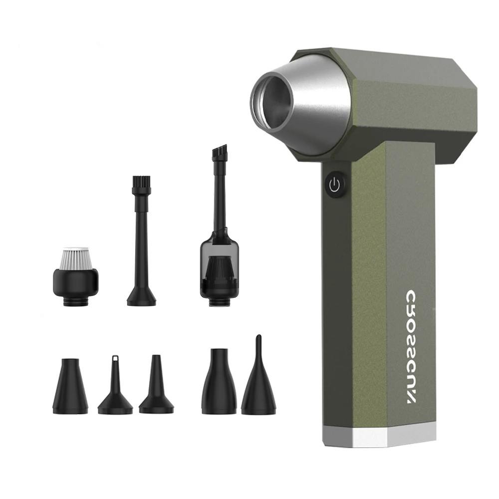 Turbo Jet Air Duster Barbecue Tools Portable Camping Inflatable Turbofan Rechargeable Hair Dryer Mini Jet Fan