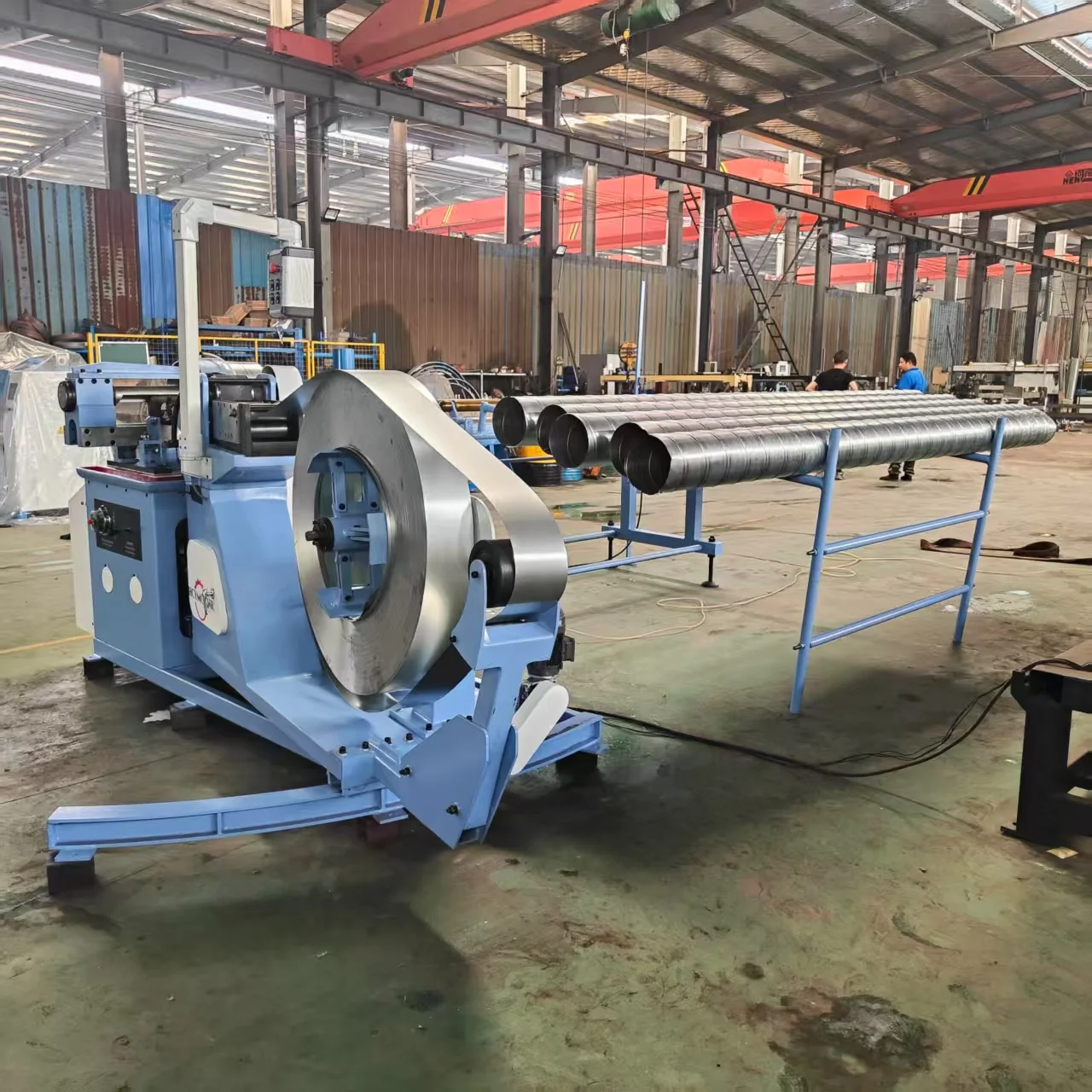 FENGTENG Full Automatic Complete Production Line Spiral Duct Making ...