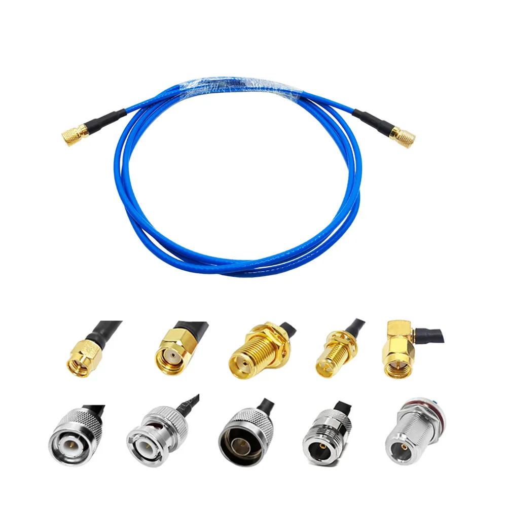 Factory 10/32 Male Microdot Plug to 10-32/M5/SMA/TNC/N  Female/Male FOR RG174 Coaxial Accelerometers Cable Assembly