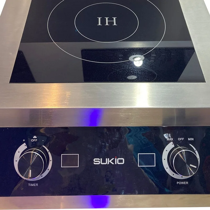 New Arrival Stainless Steel Single Commercial Portable Electric 5000 Watt Induction Cooktop