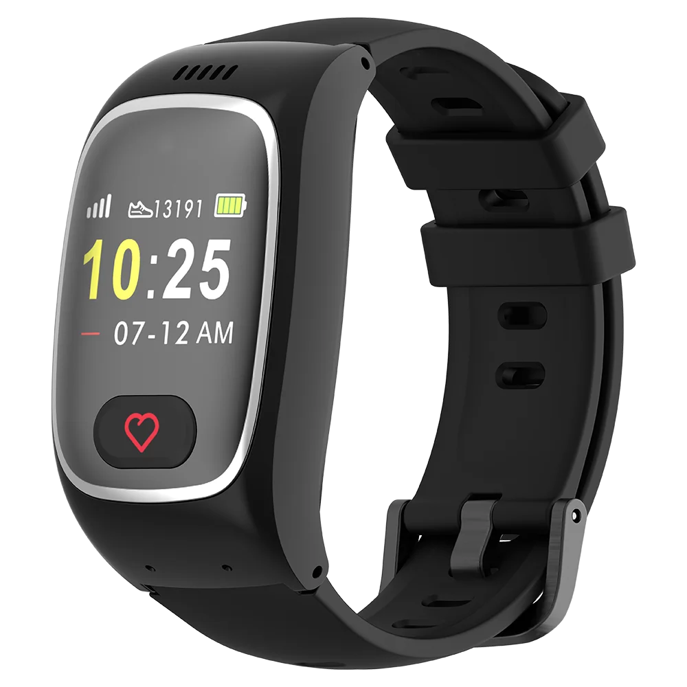 Emergency Fitness Tracker For Older Adults Sos Gps Safety Bracelet