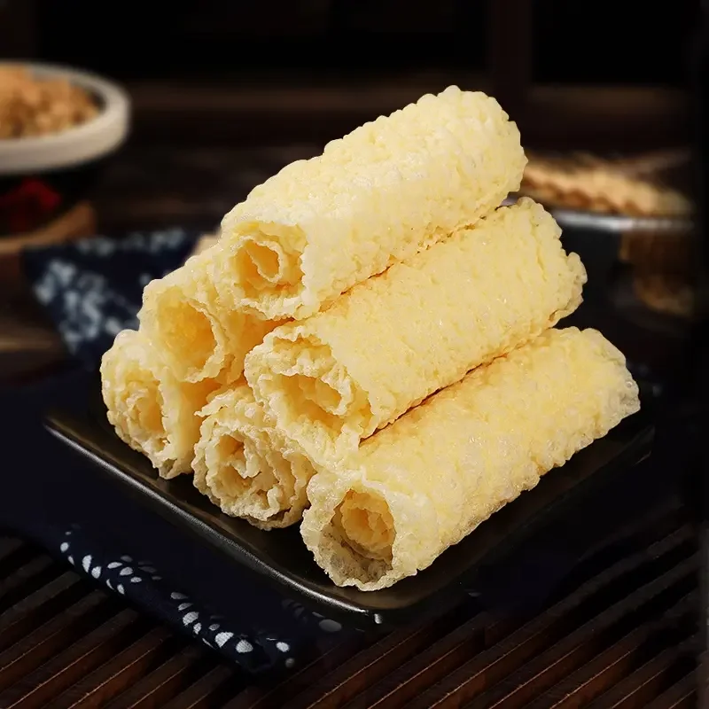 Haccp Certified Cantonese Style Instant Food Golden Fried Dry Bean Curd