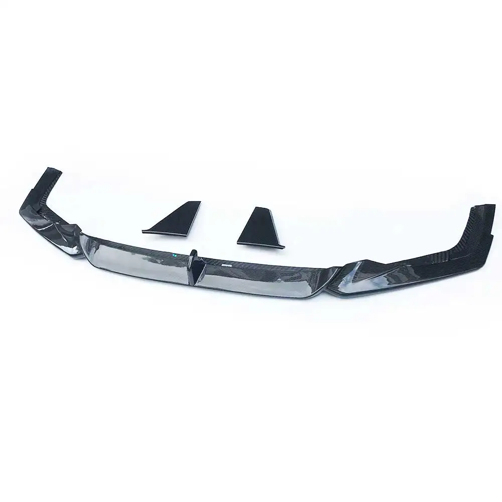 Carbon Fiber Front Bumper Chin Lip Spoiler Splitter For Audi Rs7 Only