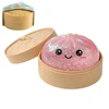 Golden powder pink big bun