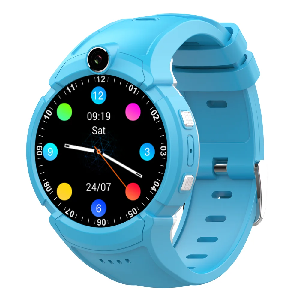 Wonlex CAT1 Round 4G Watch CT05 Wrist Cell Phone Watch Waterproof SOS Call GPS Kids Smart Watch