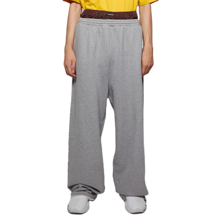 国内で当店のみ DND4DES - Graphic Double-Waist Sweatpants DND4DES Doll Charm Graphic Double-Waist Sweatpants