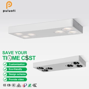 Custom Made H33mm Modern LED 36W Surface Spot Light Warm White Ceiling Light Spotlights for Office Living Room Hotel Reading