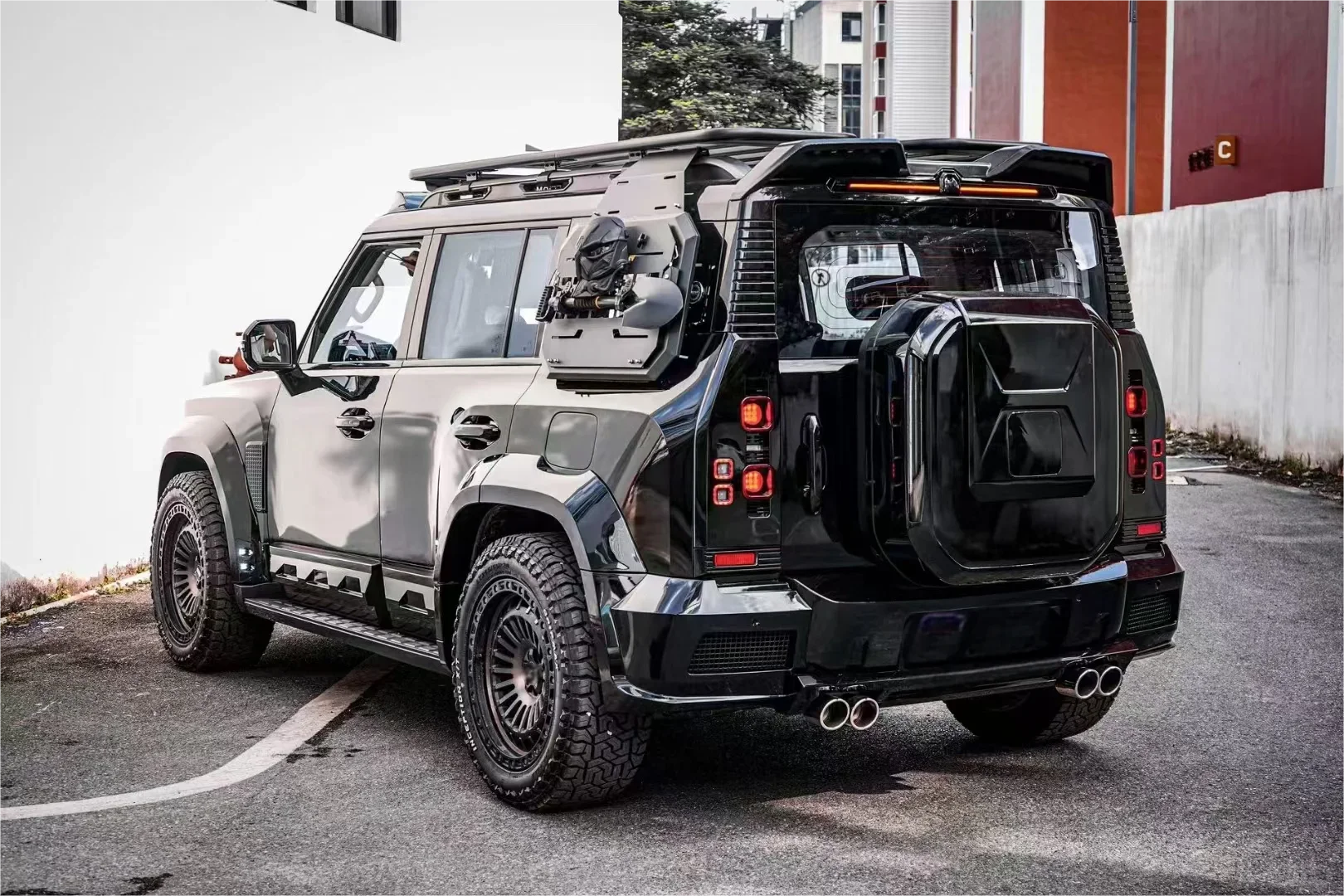 Jetour T2 Traveler New Design Bodykit Star Defender Style Bumper Top ...