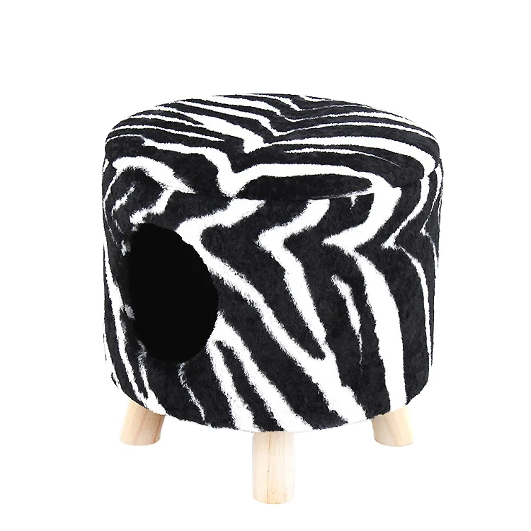 Alibaba Cave　オットマン Cute Footstools - Modern Cat Footstool for Home & Office