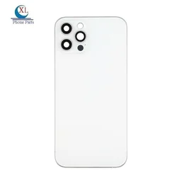 1 шт. задняя крышка батарейного отсека с мелкими деталями для iPhone 12 Pro Max металлическая рамка корпус задний Чехол гибкой громкостью