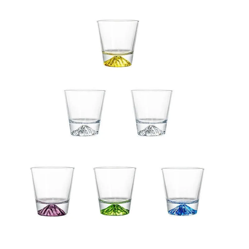 Uniquely Colored Crystal Glass Cup Creative and Stylish Wine and Water Glass for Personalized Giveaways