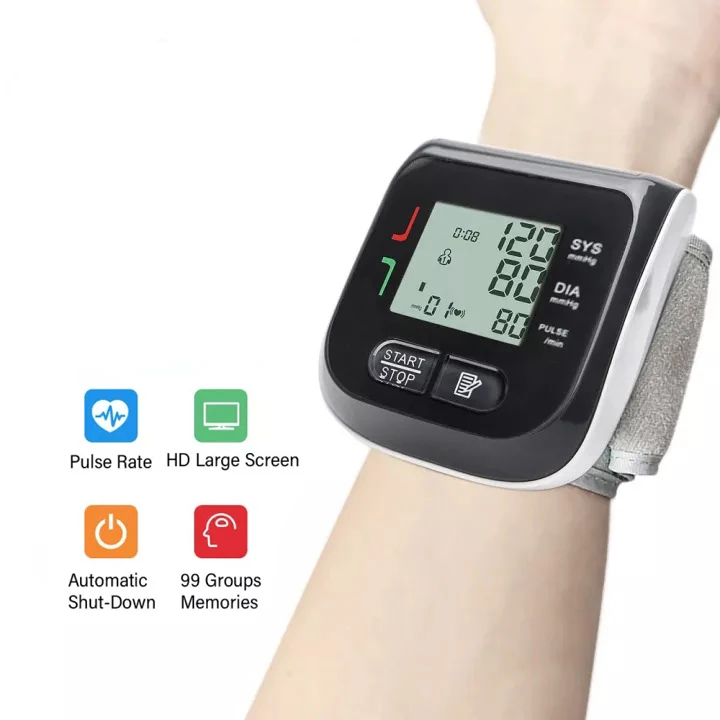 Smart Automatic Digital Blood Pressure Monitor Electricity-Powered Meter for Household Use Blood Pressure Monitoring Device