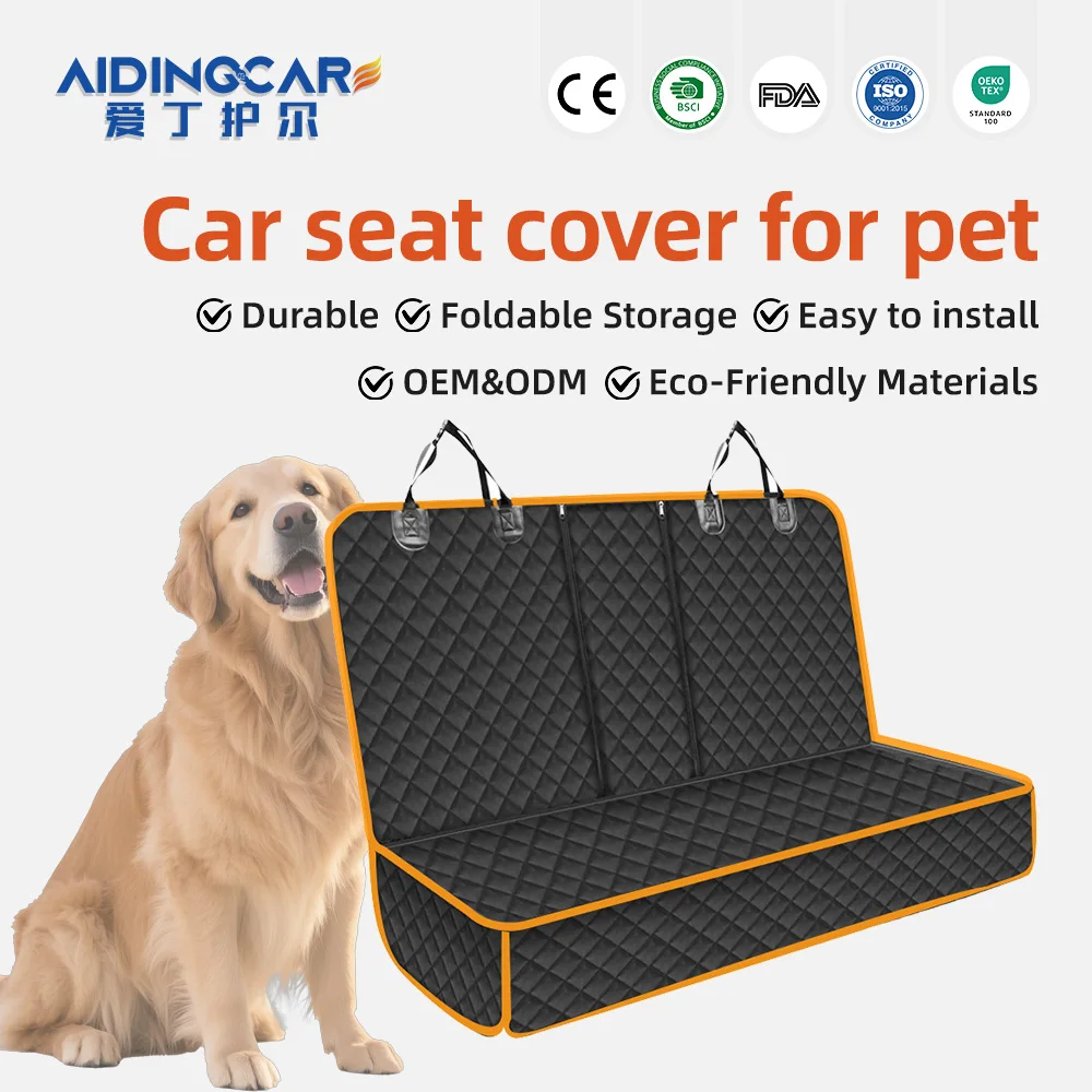 Wholesale Waterproof & Nonslip Pet Seat Cover Backseat Dog Car Seat Co - product detail 1
