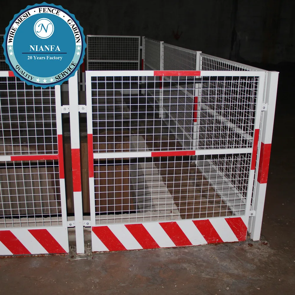 Welded Wire Mesh Rough Building Anti Fall Workplace Lift Shaft Gate Safety Elevator Iron Door