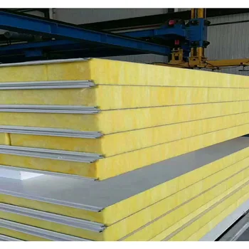 Modern Design Freeze PU Sandwich Panel Steel Metal Cold Room Panel Building Warehouse Efficient Rock Wool Foam Pir insulation