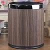 Vertical wood grain solid color with silver ring