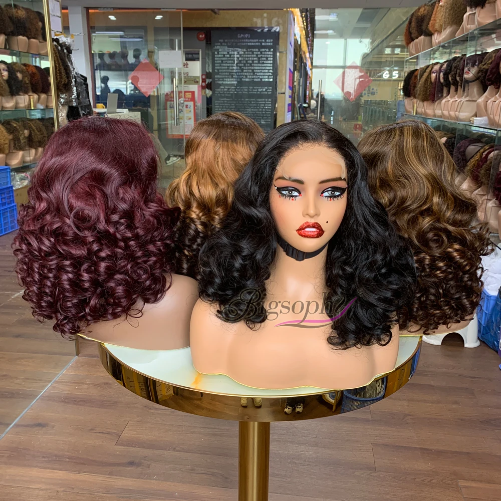 3 tone bouncy curls wig Amazon.com : Jamaican Bounce Hair Extensions 8 inch Ringlet  main image 2