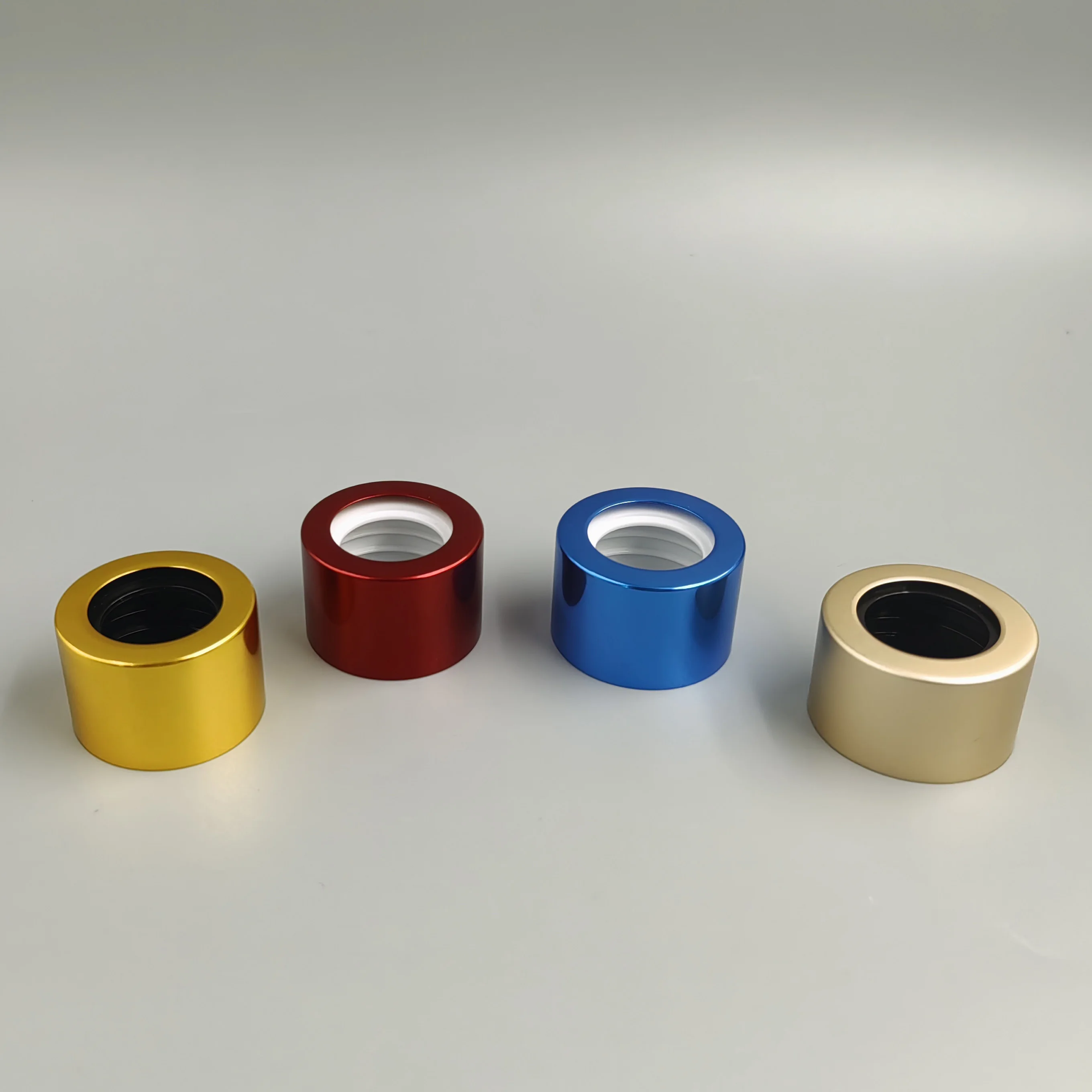 28/410 Aluminum Diffuser Cap Premium Plastic Lids for Aromatherapy Bottle Twist off Bottle Closures