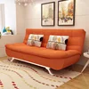 Orange minimalist cotton-linen