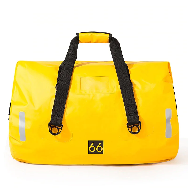 High Frequency 500D PVC TPU Roll Top Waterproof Pvc Duffel Bag Sailing Boating 50 70 90 Litres Duffel Dry Bags
