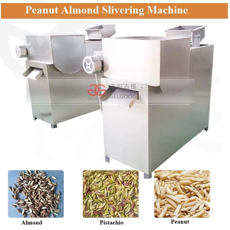Almond Badam Strip Cutting Machine Nut Silvering Machine