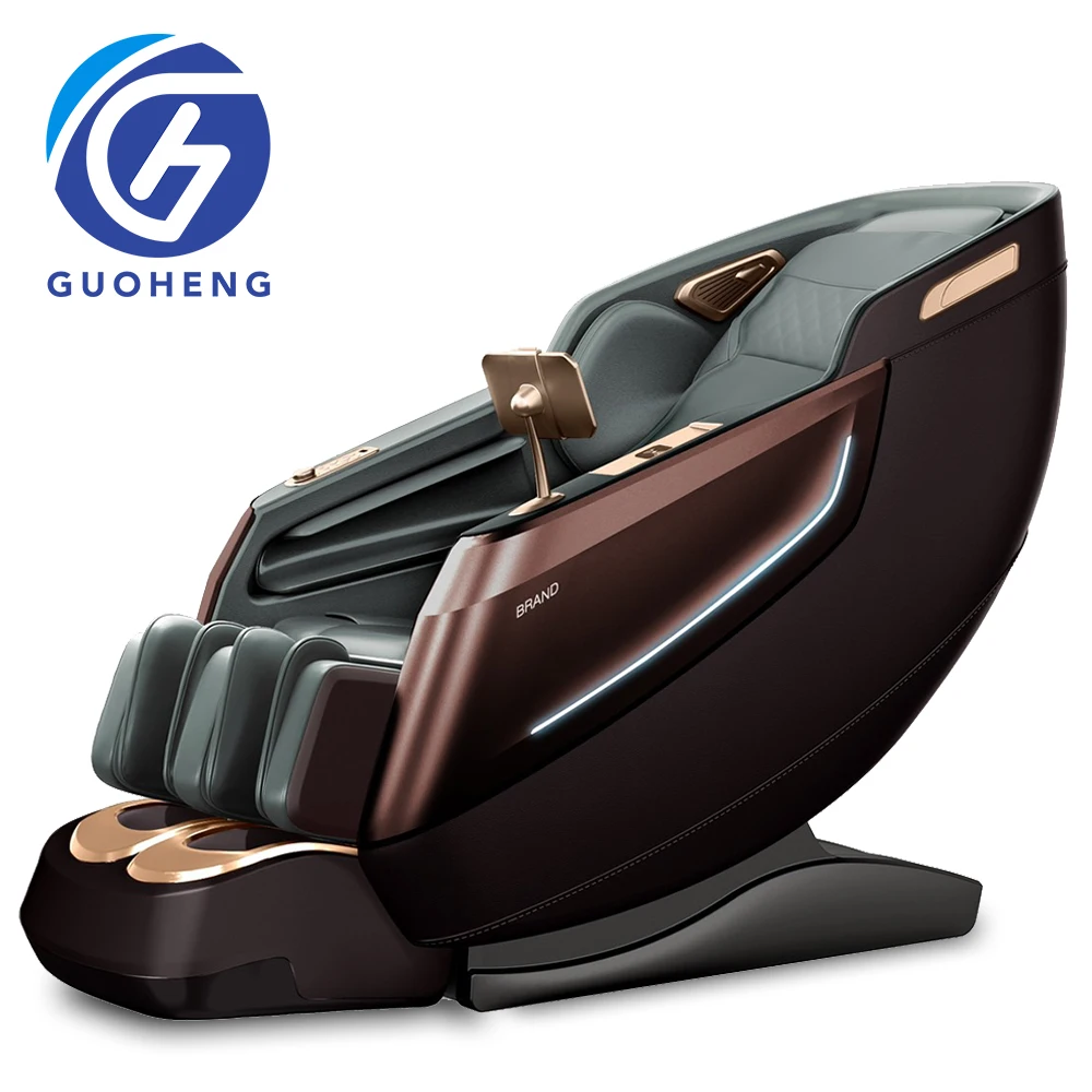 neues Produkt Luxus-Shiatsu-Zero-Gravity-Massager-Stuhl SL-Schiene 4D-Körpermassager-Stuhl-Touch-Massage-Stuhl