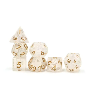 Rpg Custom Dice Set Dice Dnd Polyhedral 16mm DND resin Games Dice