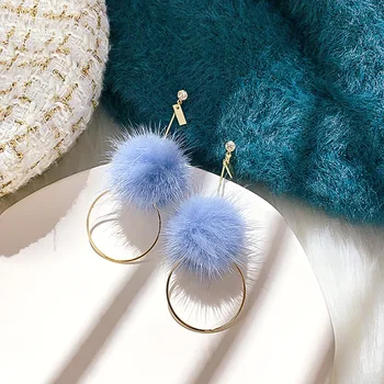 Fur Pom Pom Earrings  How Did You Make This  Luxe DIY