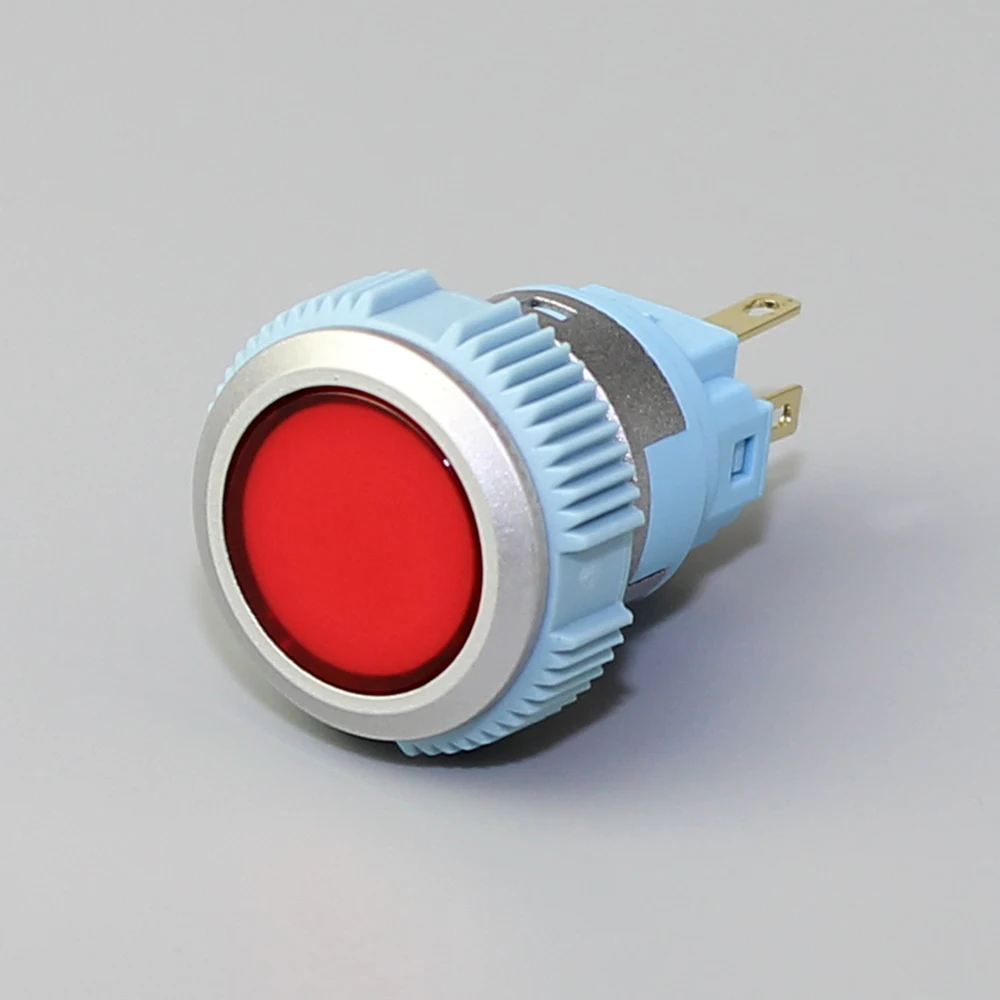 Durable IP67 19mm Push Button Switch Stainless Steel Waterproof Push Button Switch with LED 5A 12V for Marine Car