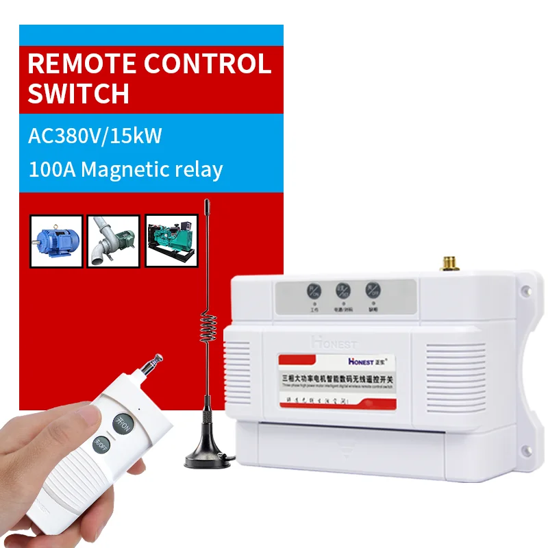 Honest 433mhz RF Intelligent Remote Controller Customizable 1km-5km Wireless Remote Switch 380V 220V NFC Network Switch Switch