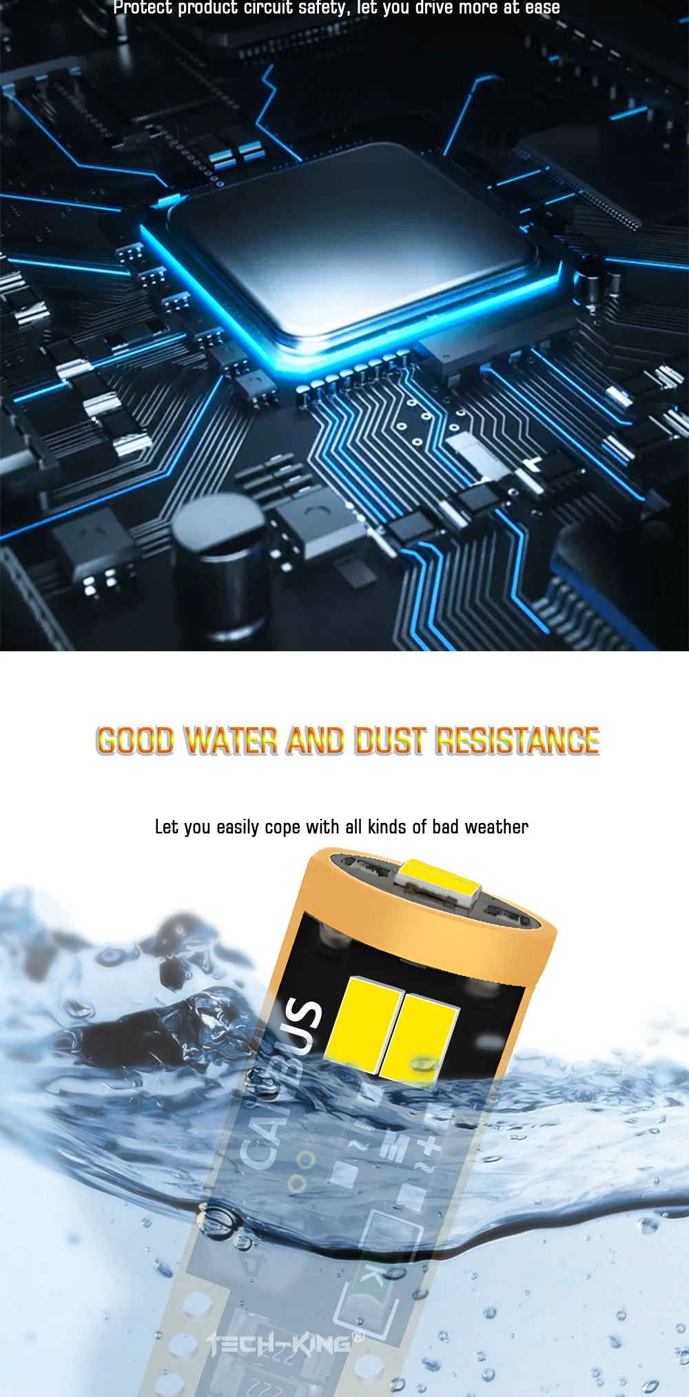 Canbus Automotive T10 LED 194 168 W5W Error-Free Light Bulbs for Hilux Mini Explorer Car License Plate Dome Map 2.5W Power Bulb