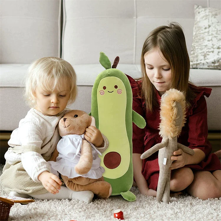 soft stuffed animals toys avocado plush pillow birthday gifts for girls; avocado plushies