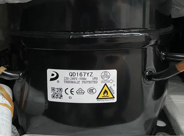 New Dongbei QD167YZ Compressor with R600A Refrigerant KR270CY SZ75CY1 LZ76DY1KU270CY K270CY1