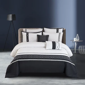 Nantong Hot Sale 4pcs  100% Polyester 90gsm Printing Comforter Set Filling 300gsm