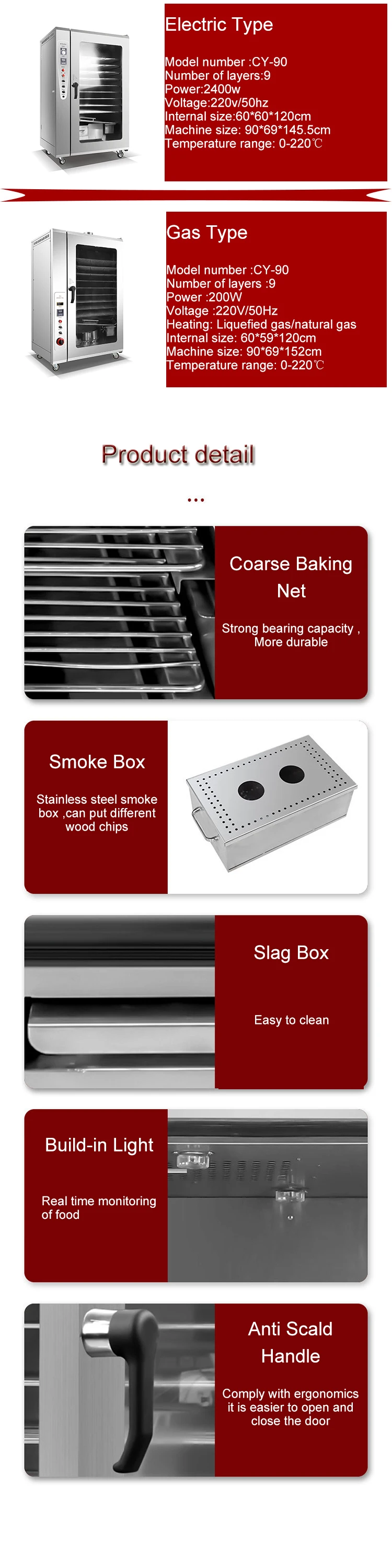 Smoke Catfish Machine/smokehouse Meat/fish Smoking And Drying Machine