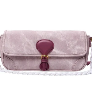 New Arrival Luxury Designer PU Leather Women's Handbags Spring/ Winter Fashion Purses Two Handles Chains Polyester Lining for