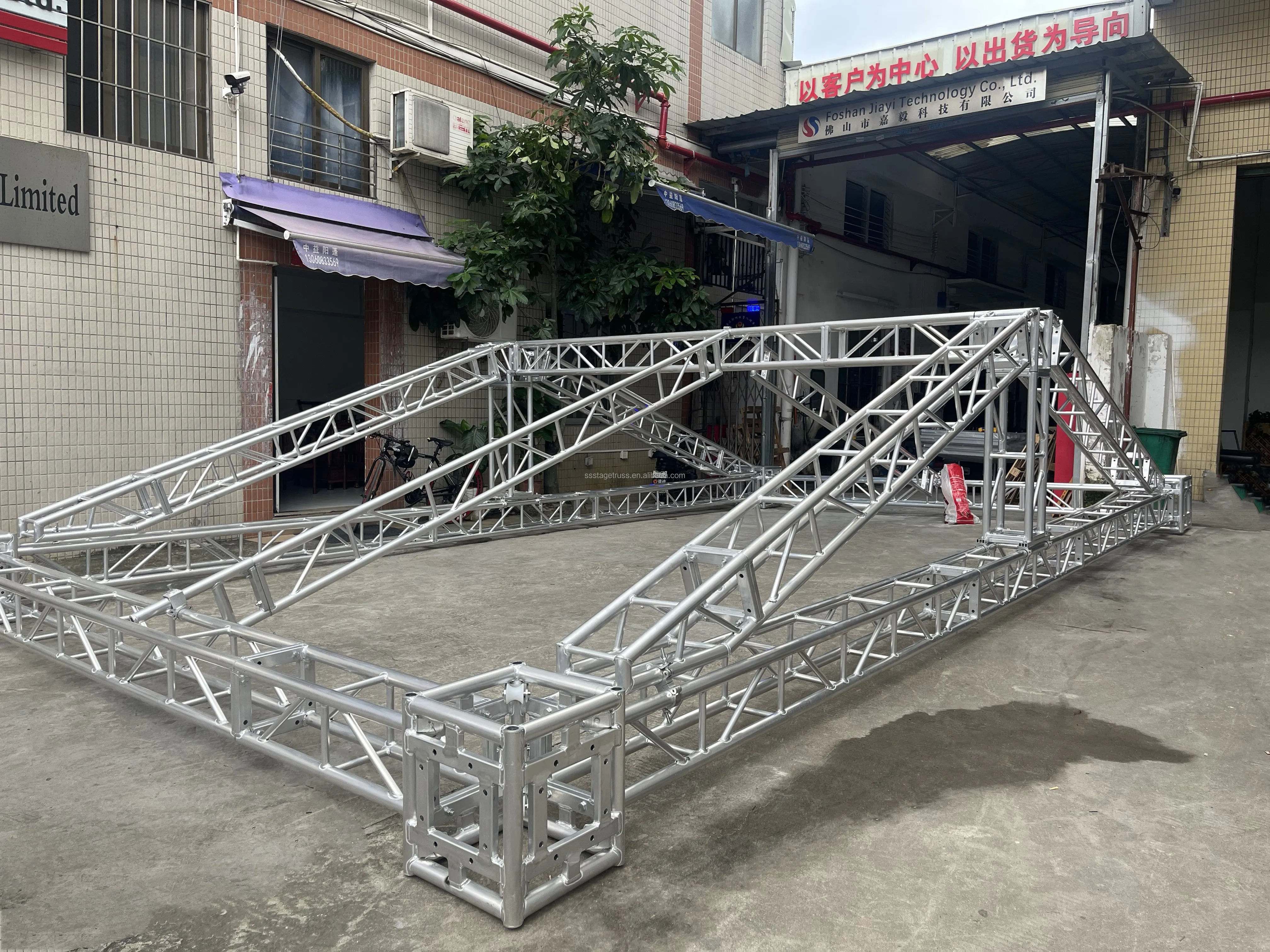 product high quality lift truss durable outdoor event stage truss concert lighting speaker suspension audio hanging lifting system-9