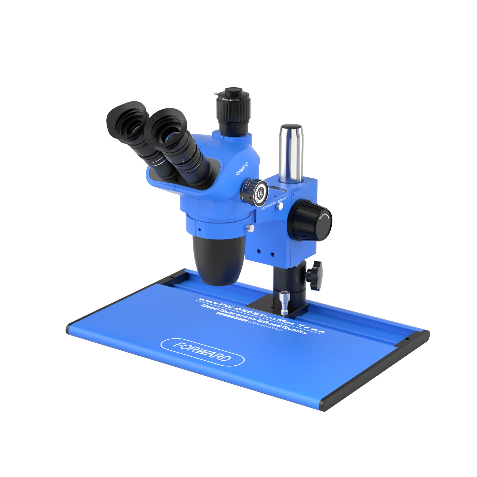Forward New Portable Large Slide Base Microscope 6.5-65X