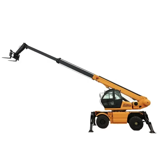 SOCMA Telehandler Telescopic Handler Forklift 5 Ton Telehandler Telehandler Attachments With Working Platform Bucket Hooks