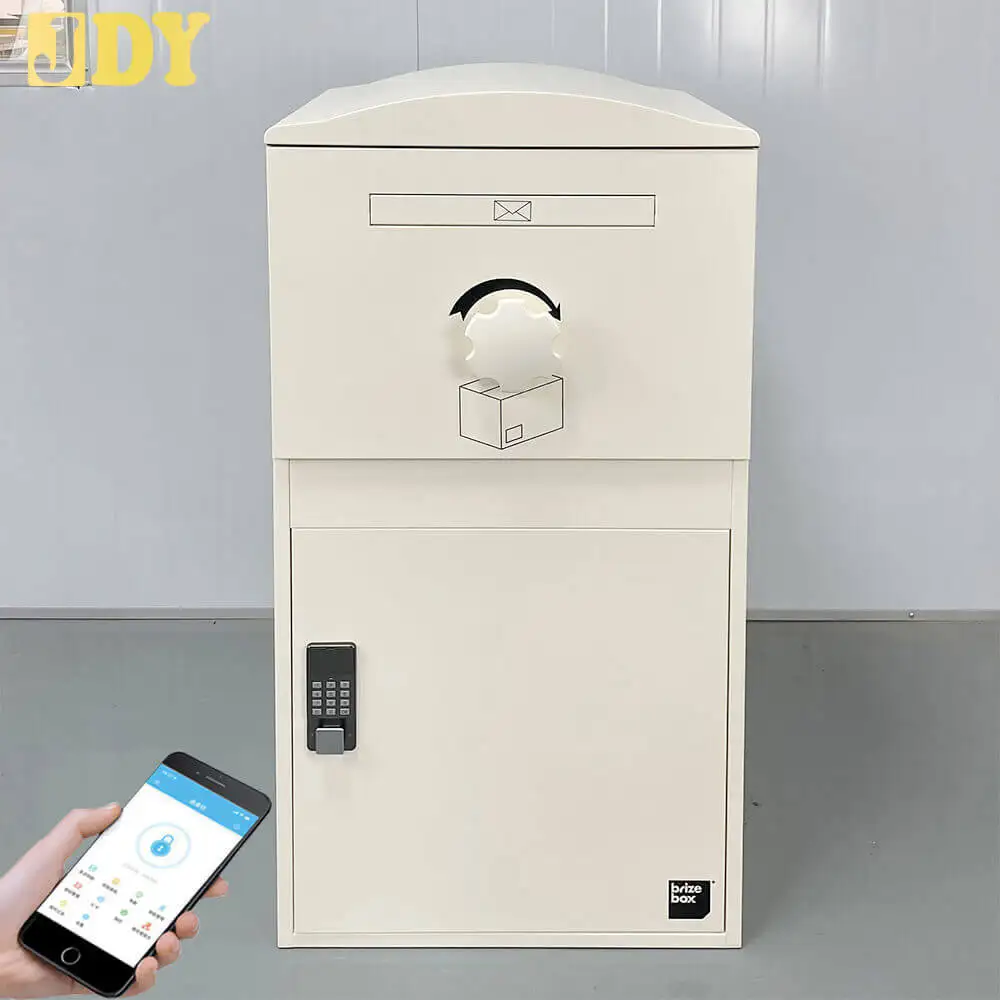 Outdoor Waterproof Wi-Fi Smart Lock Parcel Delivery Box for Garden Storage and Protection